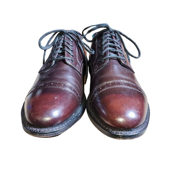 Executive Imperials Style‎ 607502 Reddish Brown Leather Cap Toe Oxfords Size 8EE main image 7